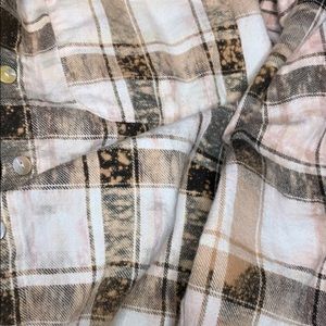 Bleached Long flannel